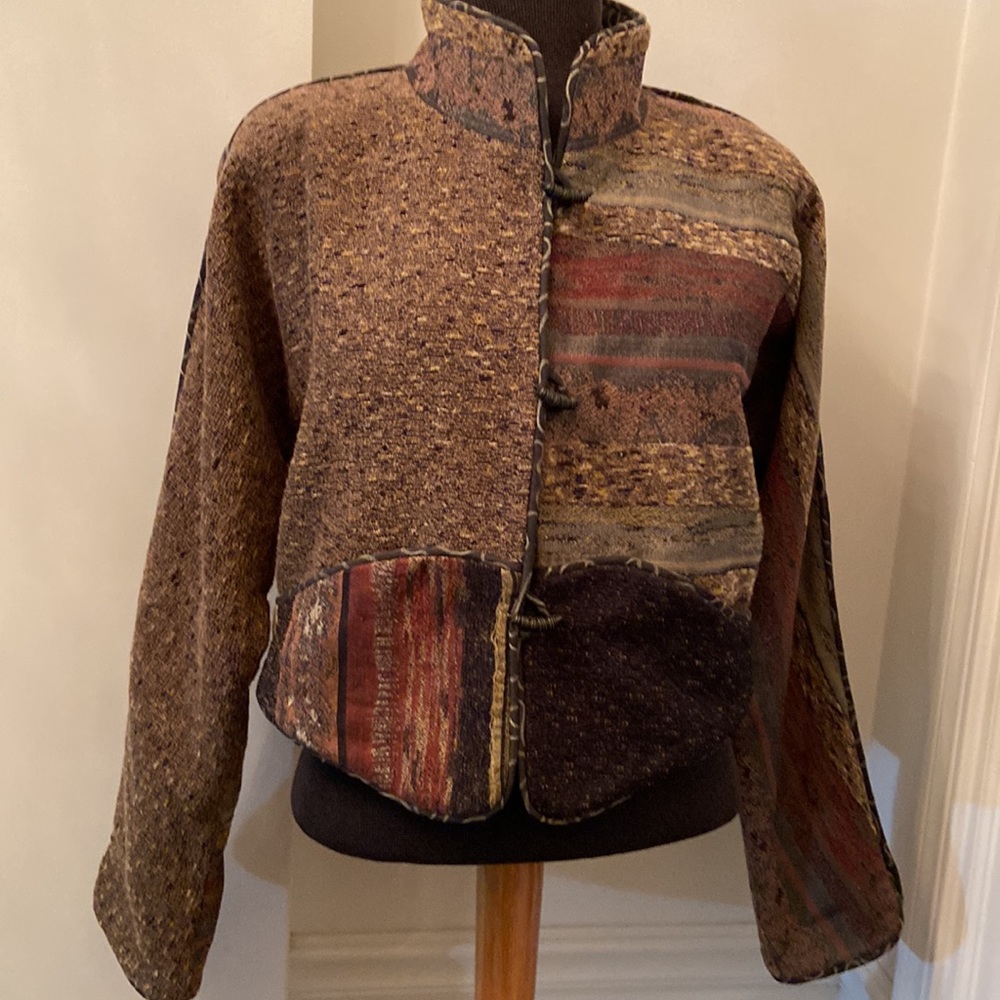 Threadle Design Room Cropped Jacket - image 6